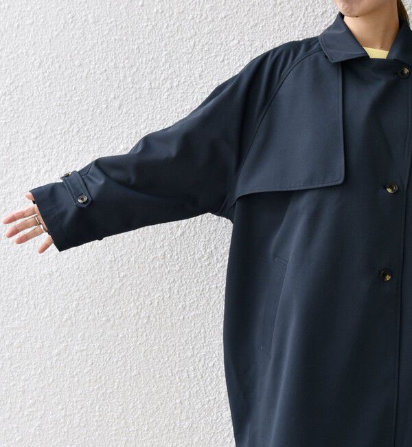 SHIPS any「SHIPS any: 〈洗濯機可能〉フレア ミディ トレンチ コート」|トレンチコート|