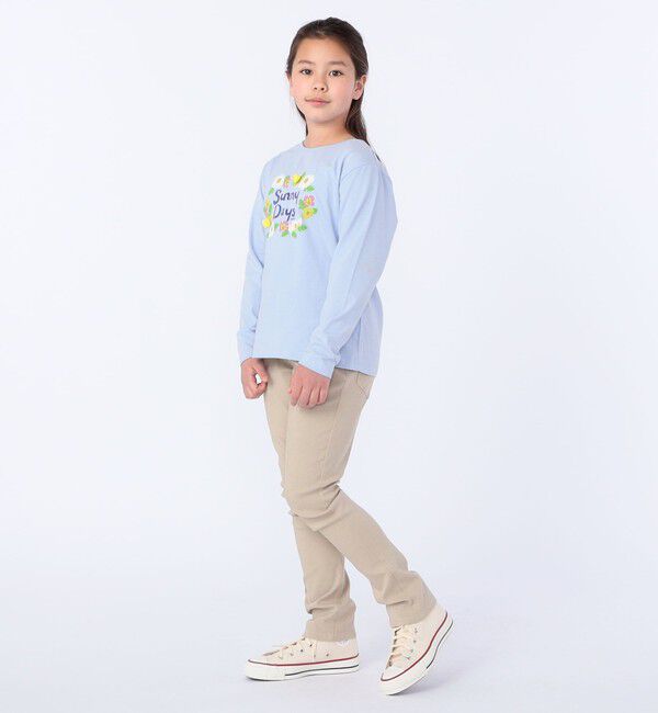 SHIPS KIDS「SHIPS KIDS:140～150cm / サニーデイズ プリント 長袖 TEE」|Tシャツ・カットソー|