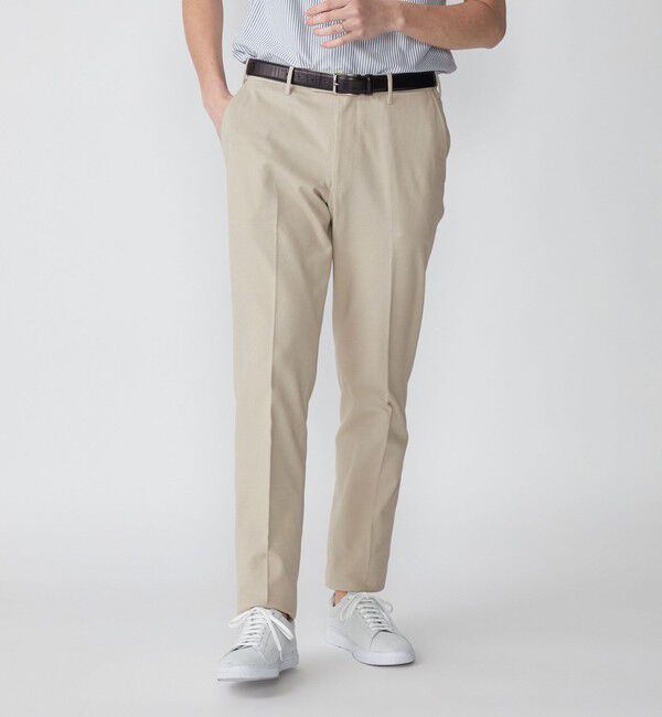 SHIPS「SHIPS: 〈ウエスト調整可能〉 ジャージ ドビー パンツ」|チノ|