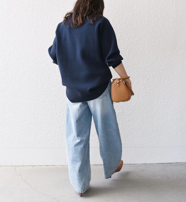 SHIPS any「SHIPS any:〈手洗い可能〉ミラノリブ スタンドネック プルオーバー」|ニット・セーター|