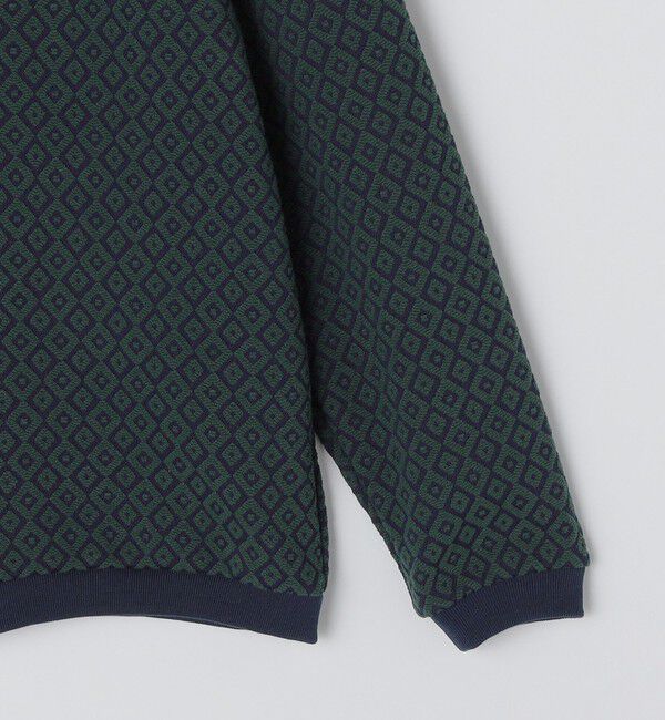 SHIPS「SHIPS: 〈洗濯機可能〉ジャカード 小紋柄 Vネック カーディガン」|カーディガン|