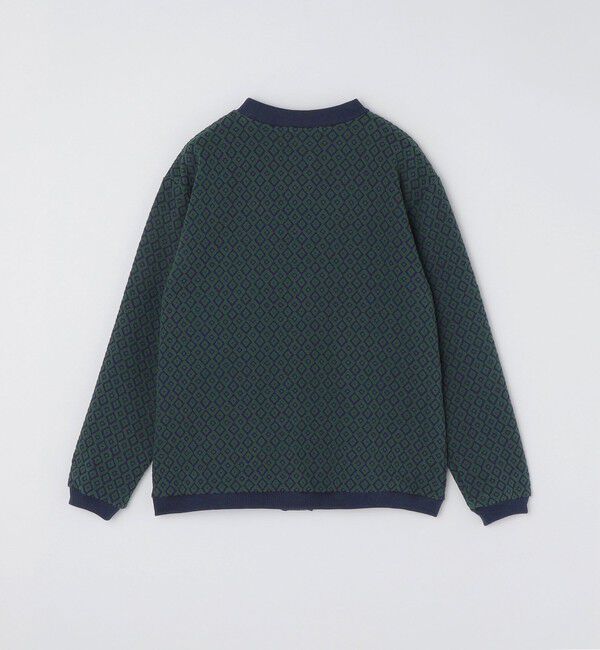 SHIPS「SHIPS: 〈洗濯機可能〉ジャカード 小紋柄 Vネック カーディガン」|カーディガン|