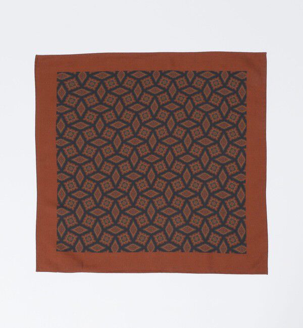 SHIPS「Puccini: マダー コモン チーフ」|ハンカチ|オリーブ