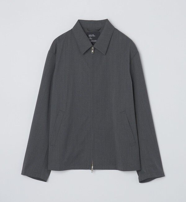 SHIPS「SHIPS: 〈セットアップ対応〉スーパー140 リラックス ジップアップ ブルゾン」|ブルゾン・スタジャン|