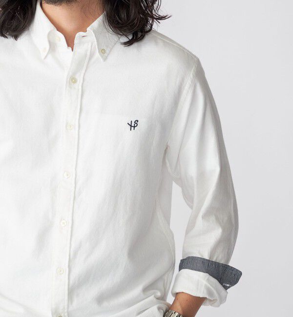 SHIPS「【WEB限定】SHIPS: MADE IN JAPAN ワンポイントロゴ 微起毛 ボタンダウンシャツ」|シャツ・ブラウス|