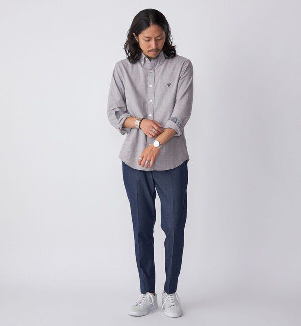 SHIPS「【WEB限定】SHIPS: MADE IN JAPAN ワンポイントロゴ 微起毛 ボタンダウンシャツ」|シャツ・ブラウス|