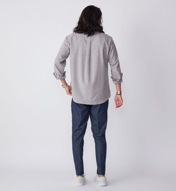 SHIPS「【WEB限定】SHIPS: MADE IN JAPAN ワンポイントロゴ 微起毛 ボタンダウンシャツ」|シャツ・ブラウス|