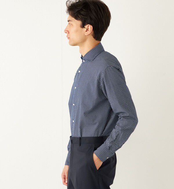 SHIPS Colors 「SHIPS Colors:ワイドカラー プリント ドレス ネルシャツ」|シャツ・ブラウス|