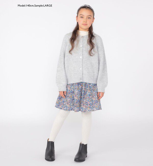SHIPS KIDS「SHIPS KIDS:100～140cm / ＜手洗い可能＞ 5G 畔ニット カーディガン」|カーディガン|