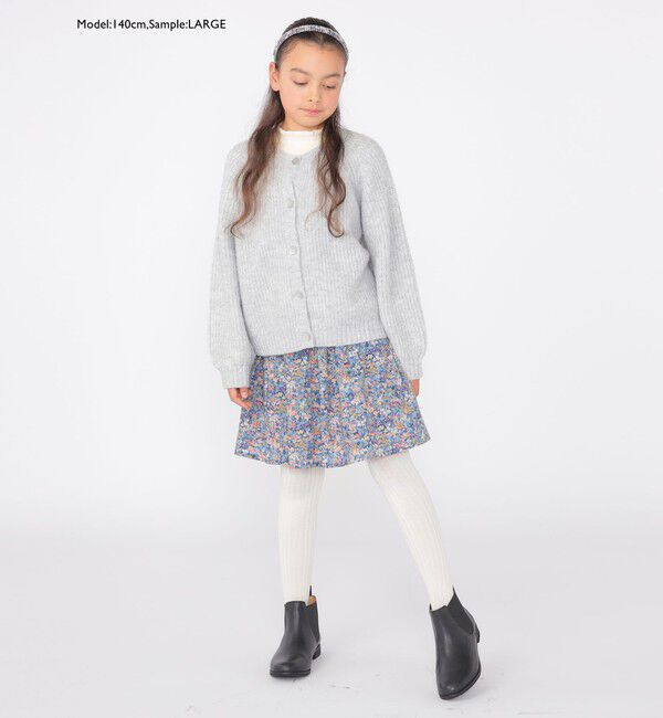 SHIPS KIDS「SHIPS KIDS:100～140cm / ＜手洗い可能＞ 5G 畔ニット カーディガン」|カーディガン|