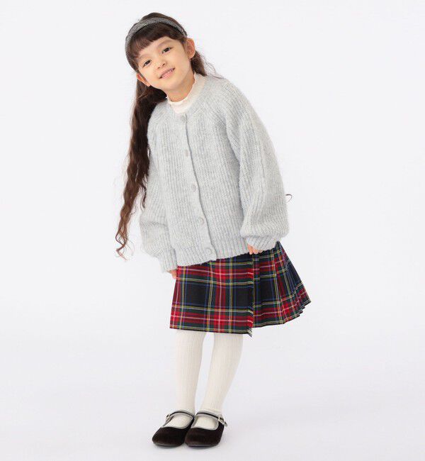 SHIPS KIDS「SHIPS KIDS:100～140cm / ＜手洗い可能＞ 5G 畔ニット カーディガン」|カーディガン|