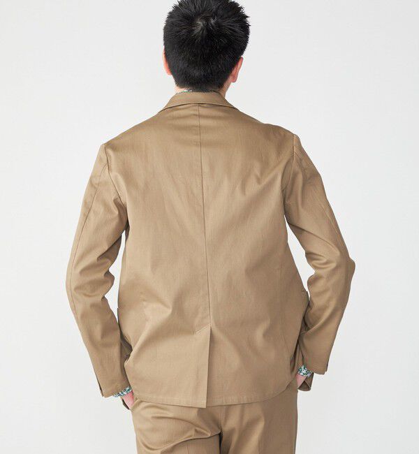 SHIPS「SHIPS: 〈セットアップ対応・手洗い可能〉ウォッシュド ピケ 2ボタン ジャケット」|テーラードジャケット|