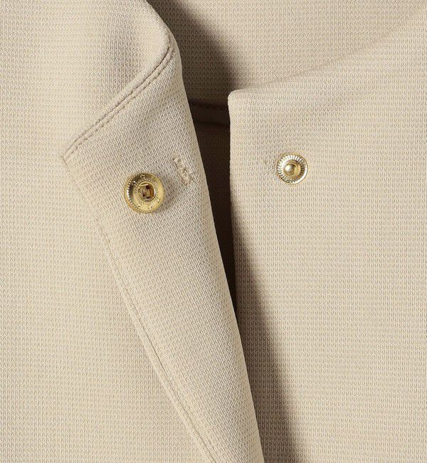 SHIPS any「SHIPS any:〈洗濯機可能〉ダブルジャージー ノーカラー コート」|ノーカラージャケット|