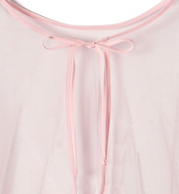 SHIPS for women「〈手洗い可能〉ソフト チュール 袖 ボリューム 2WAY ブラウス◇」|シャツ・ブラウス|