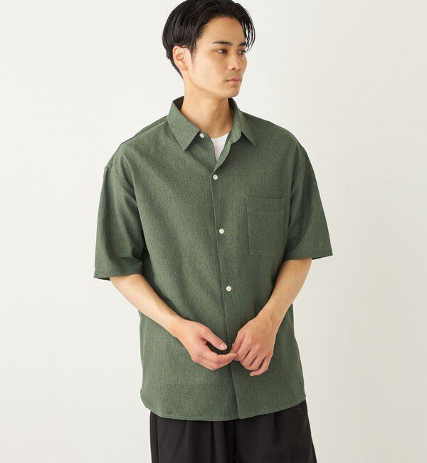 SHIPS Colors 「SHIPS Colors:〈洗濯機可能〉ジャージー ショートスリーブ シアーシャツ◇」|シャツ・ブラウス|