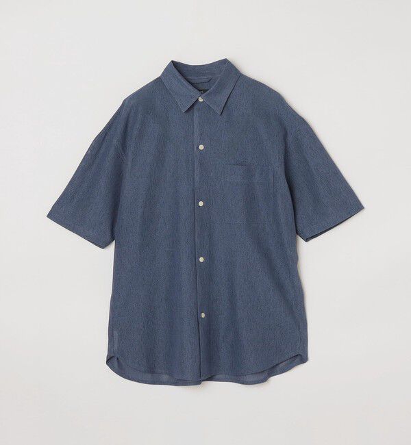 SHIPS Colors 「SHIPS Colors:〈洗濯機可能〉ジャージー ショートスリーブ シアーシャツ◇」|シャツ・ブラウス|