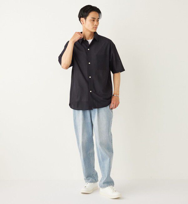 SHIPS Colors 「SHIPS Colors:〈洗濯機可能〉ジャージー ショートスリーブ シアーシャツ◇」|シャツ・ブラウス|