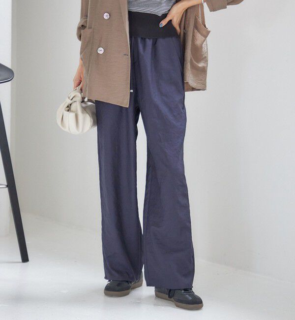 SHIPS for women「〈手洗い可能〉ツイル ドロスト パンツ」|その他|