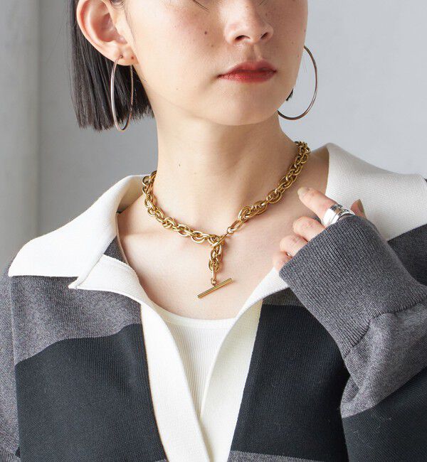 SHIPS for women「ミックス チェーン ネックレス」|ネックレス|ゴールド