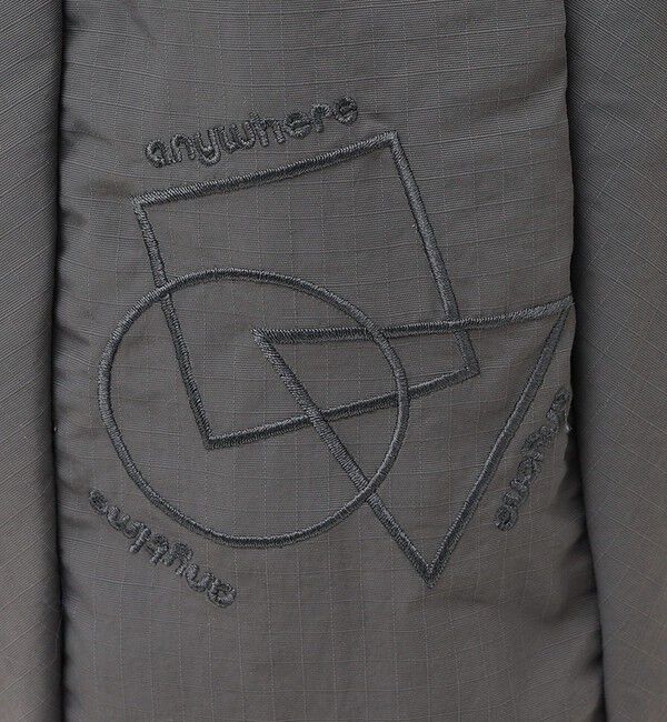 SHIPS any「SHIPS any: リップストップ ナイロン ロゴ 刺繍 クレッセント ショルダーバッグ◇」|ショルダー・メッセンジャー|