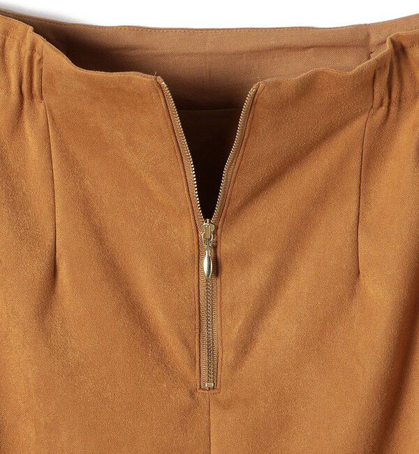 SHIPS for women「〈手洗い可能〉フェイク スエード (ポリエステル) タイト スカート」|タイト|