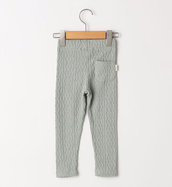 SHIPS KIDS「SHIPS KIDS:80～90cm / ケーブル パターン レギンス」|レギンス・スパッツ|