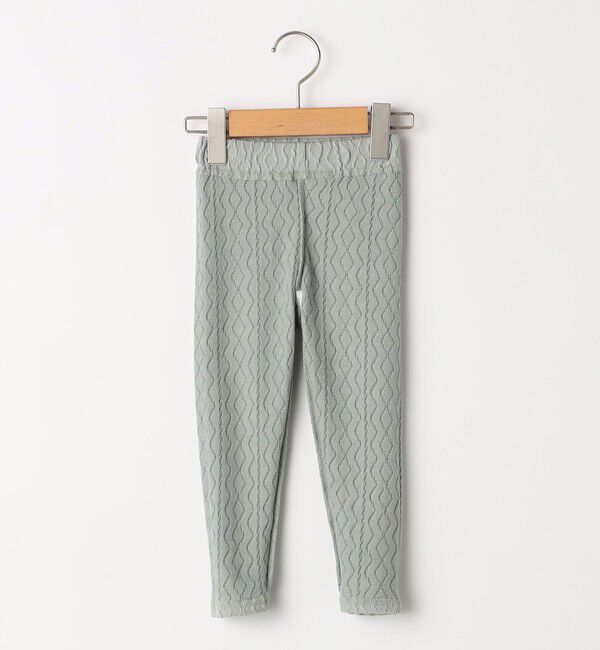 SHIPS KIDS「SHIPS KIDS:80～90cm / ケーブル パターン レギンス」|レギンス・スパッツ|