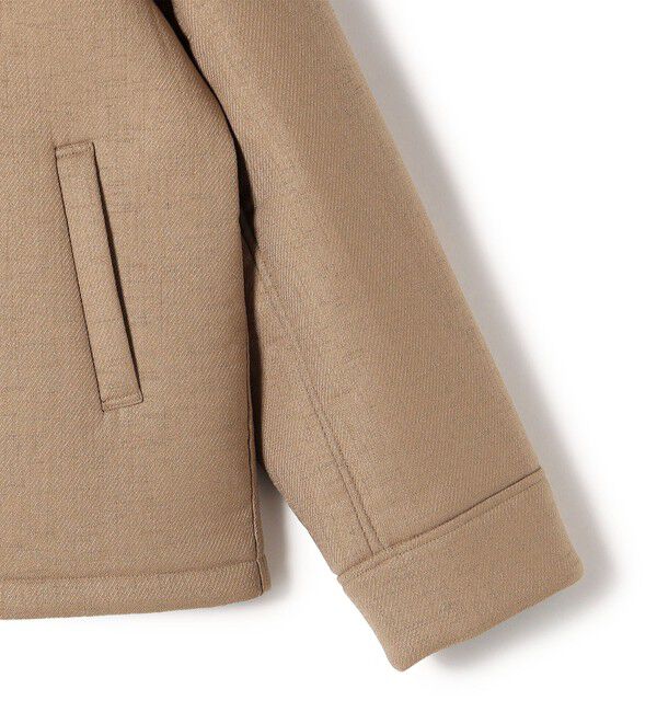 SHIPS Colors 「SHIPS Colors:ボンディング ノーカラー ジップ アウター」|ノーカラーコート|