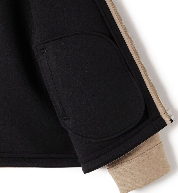 SHIPS Colors 「SHIPS Colors:ボンディング ノーカラー ジップ アウター」|ノーカラーコート|