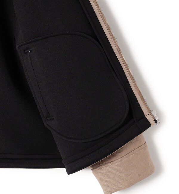 SHIPS Colors 「SHIPS Colors:ボンディング ノーカラー ジップ アウター」|ノーカラーコート|