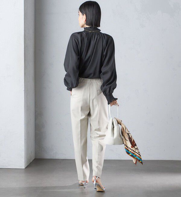 SHIPS for women「〈手洗い可能〉裏起毛 スリム テーパード パンツ」|その他|