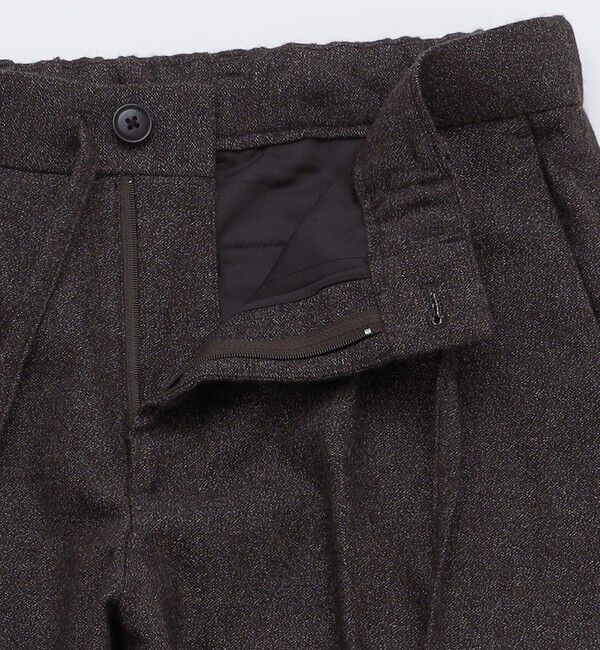 SHIPS「SHIPS: RENEWOOL ホームスパン イージーパンツ」|チノ|