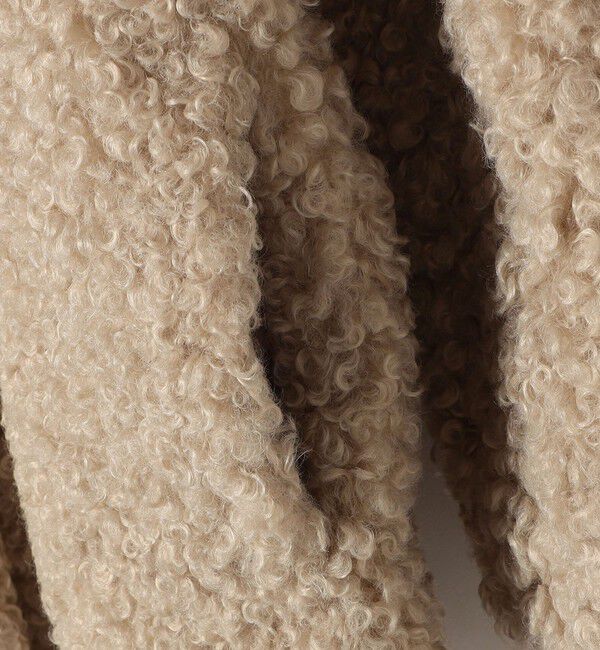 SHIPS for women「SHIPS Primary Navy Label:フェイク ファー ブルゾン」|その他|