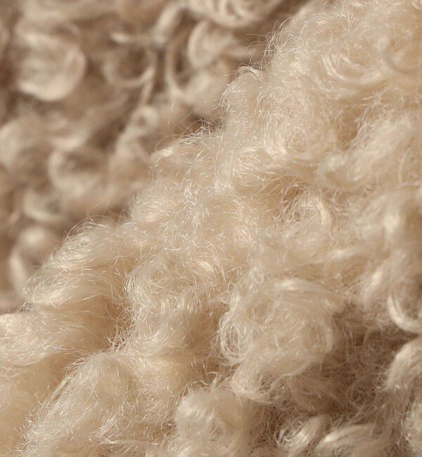 SHIPS for women「SHIPS Primary Navy Label:フェイク ファー ブルゾン」|その他|