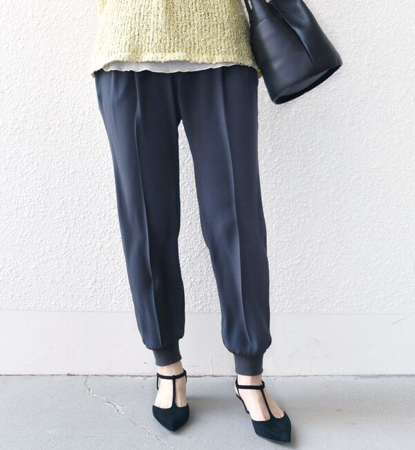 SHIPS for women「〈手洗い可能〉裾 リブ ドロスト パンツ」|その他|