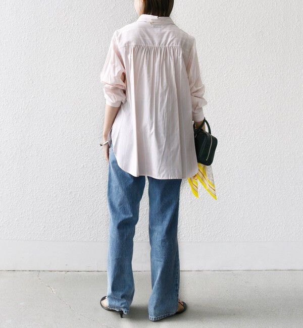 SHIPS for women「【WEB限定】〈洗濯機可能〉アシンメトリー ストライプ シャツ」|シャツ・ブラウス|