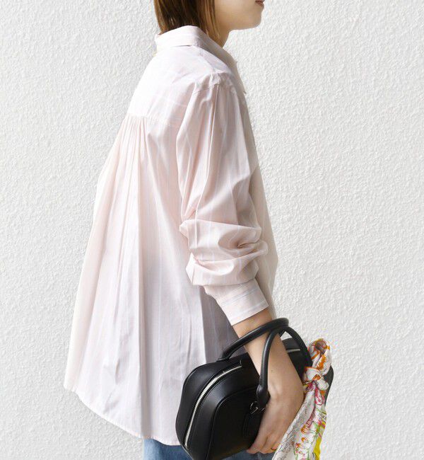 SHIPS for women「【WEB限定】〈洗濯機可能〉アシンメトリー ストライプ シャツ」|シャツ・ブラウス|