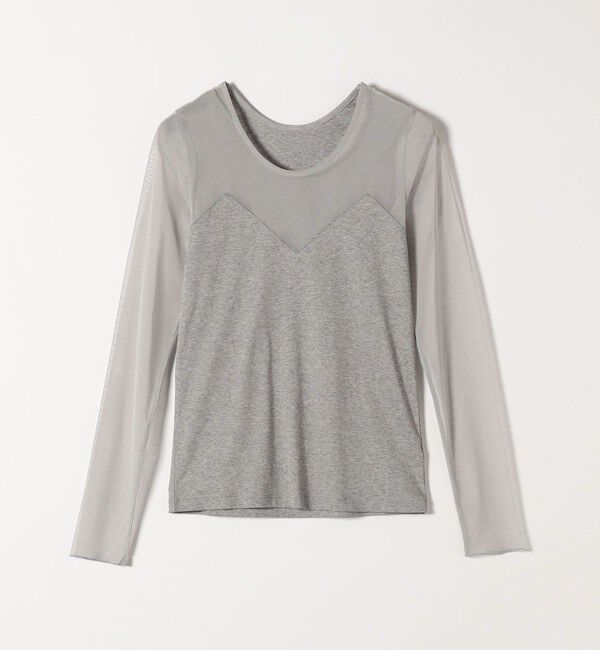 quaranciel「quaranciel:〈手洗い可能〉ベアデザイン チュール カットソー」|Tシャツ・カットソー|