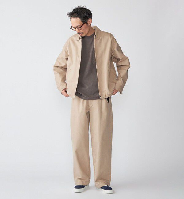 SHIPS「SHIPS: ストーン ウォッシュ コットン ブルゾン (セットアップ対応)」|ブルゾン・スタジャン|