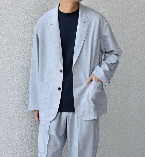 SHIPS any「SHIPS any:〈吸水速乾〉Rapidry リラックス ジャケット(セットアップ対応)◇」|テーラードジャケット|