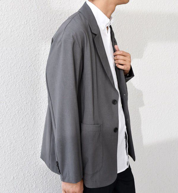 SHIPS any「SHIPS any:〈吸水速乾〉Rapidry リラックス ジャケット(セットアップ対応)◇」|テーラードジャケット|