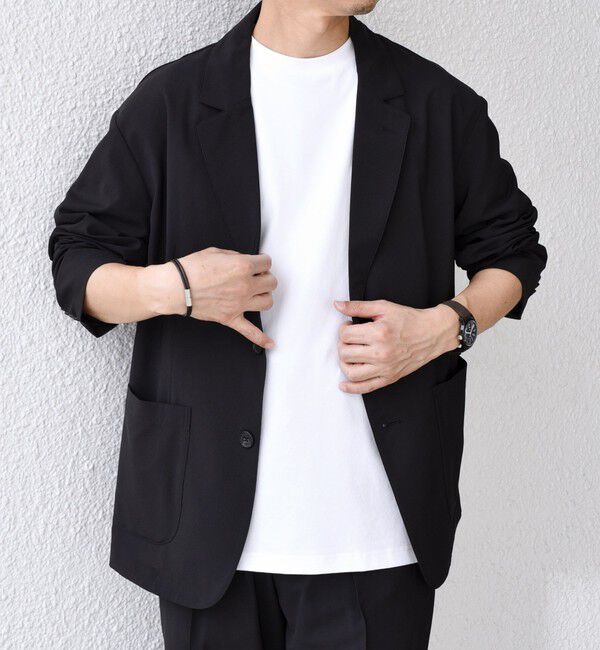 SHIPS any「SHIPS any:〈吸水速乾〉Rapidry リラックス ジャケット(セットアップ対応)◇」|テーラードジャケット|