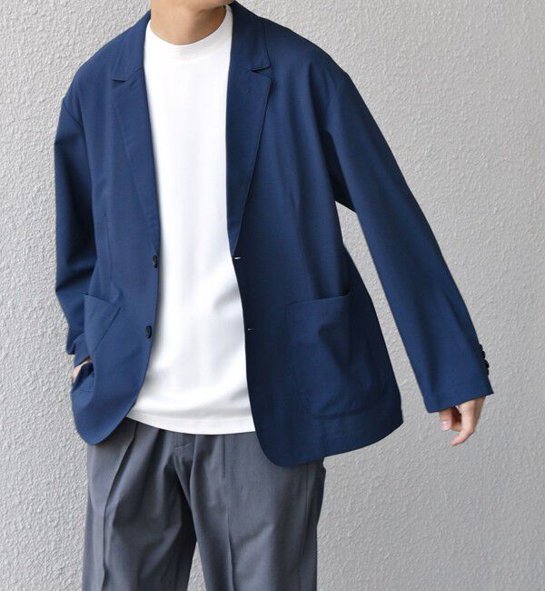 SHIPS any「SHIPS any:〈吸水速乾〉Rapidry リラックス ジャケット(セットアップ対応)◇」|テーラードジャケット|