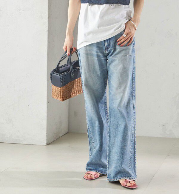 SHIPS for women「【SHIPS別注】upper hights:50th ANNIV FLARE  DENIM」|デニム|ブルー