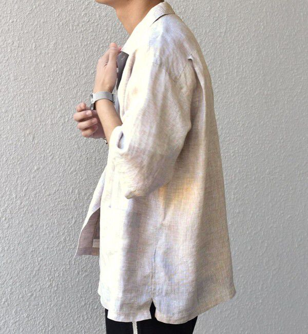 SHIPS any「SHIPS any: ピュアリネン キャンプポケット ハーフスリーブ オープン シャツ◇」|シャツ・ブラウス|