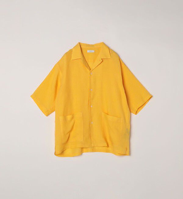 SHIPS any「SHIPS any: ピュアリネン キャンプポケット ハーフスリーブ オープン シャツ◇」|シャツ・ブラウス|