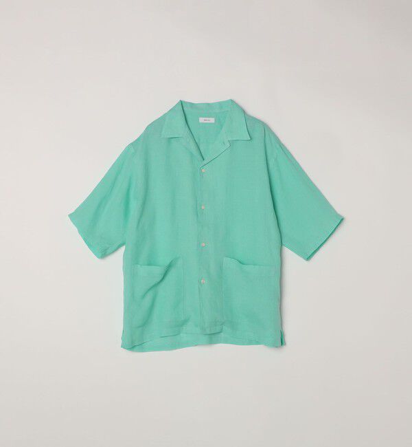SHIPS any「SHIPS any: ピュアリネン キャンプポケット ハーフスリーブ オープン シャツ◇」|シャツ・ブラウス|