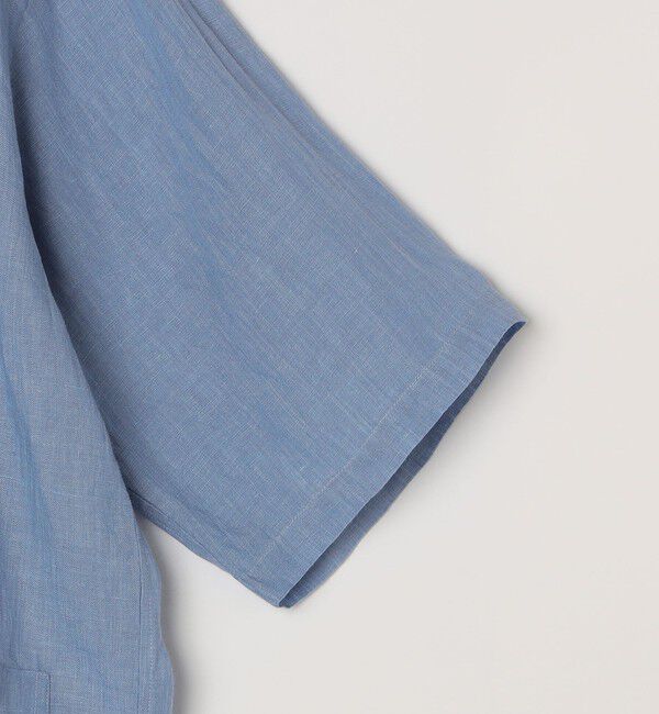 SHIPS any「SHIPS any: ピュアリネン キャンプポケット ハーフスリーブ オープン シャツ◇」|シャツ・ブラウス|