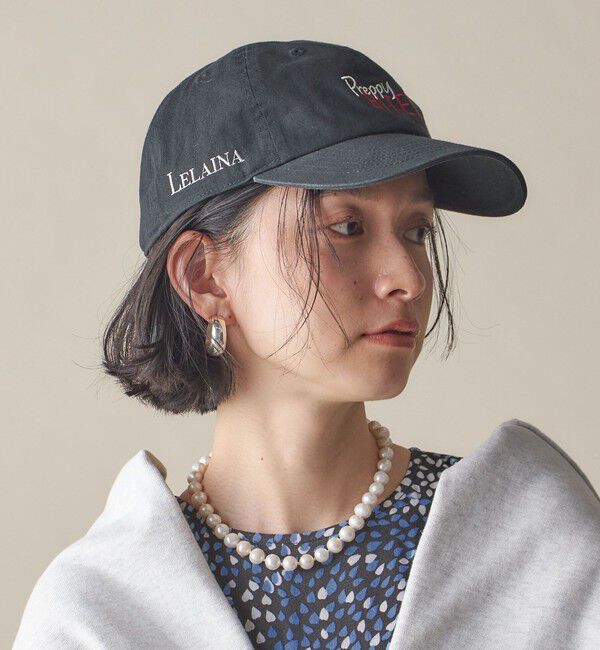 SHIPS for women「SHIPS NINE CASE:エンブロイダリー キャップ」|キャップ・キャスケット|