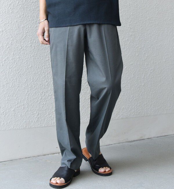 SHIPS any「SHIPS any:〈接触冷感/遮熱等〉ハイブリッド リネン イージーパンツ (セットアップ対応)25SS◇」|チノ|